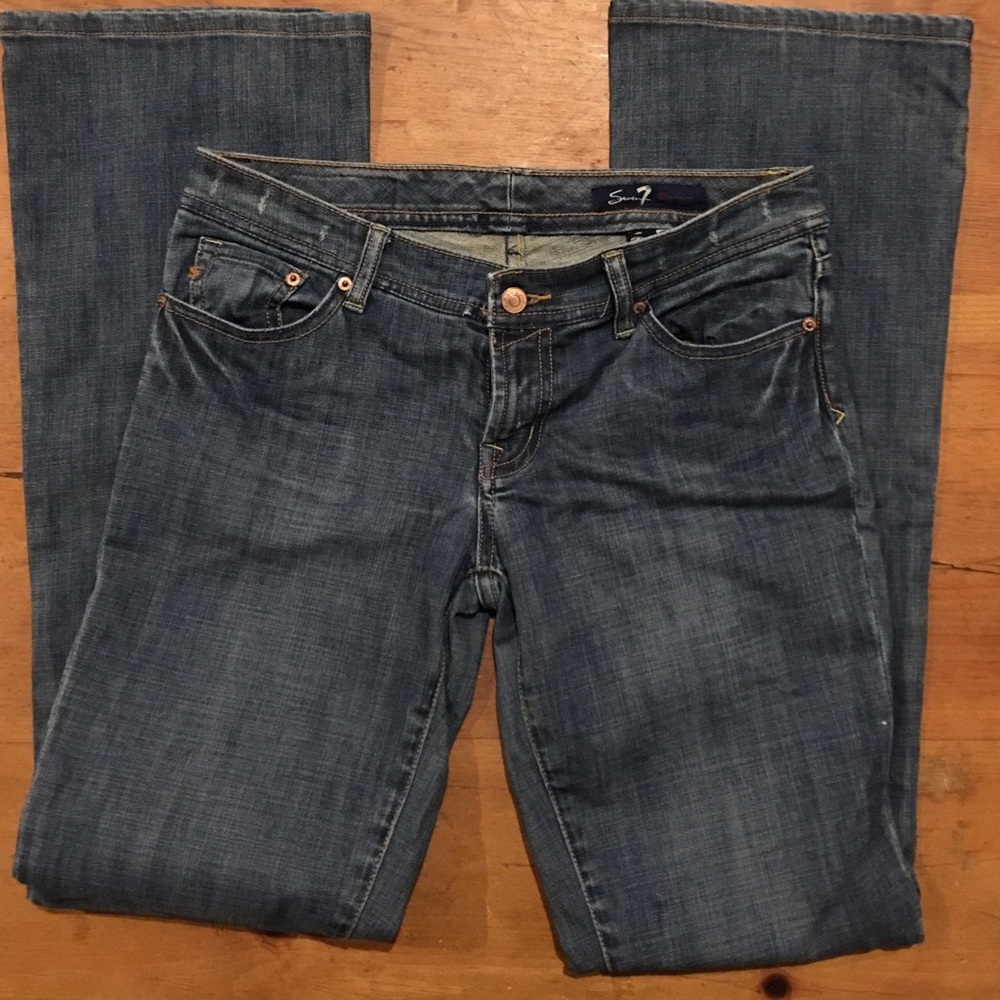Women's Blue Boot Cut Jeans